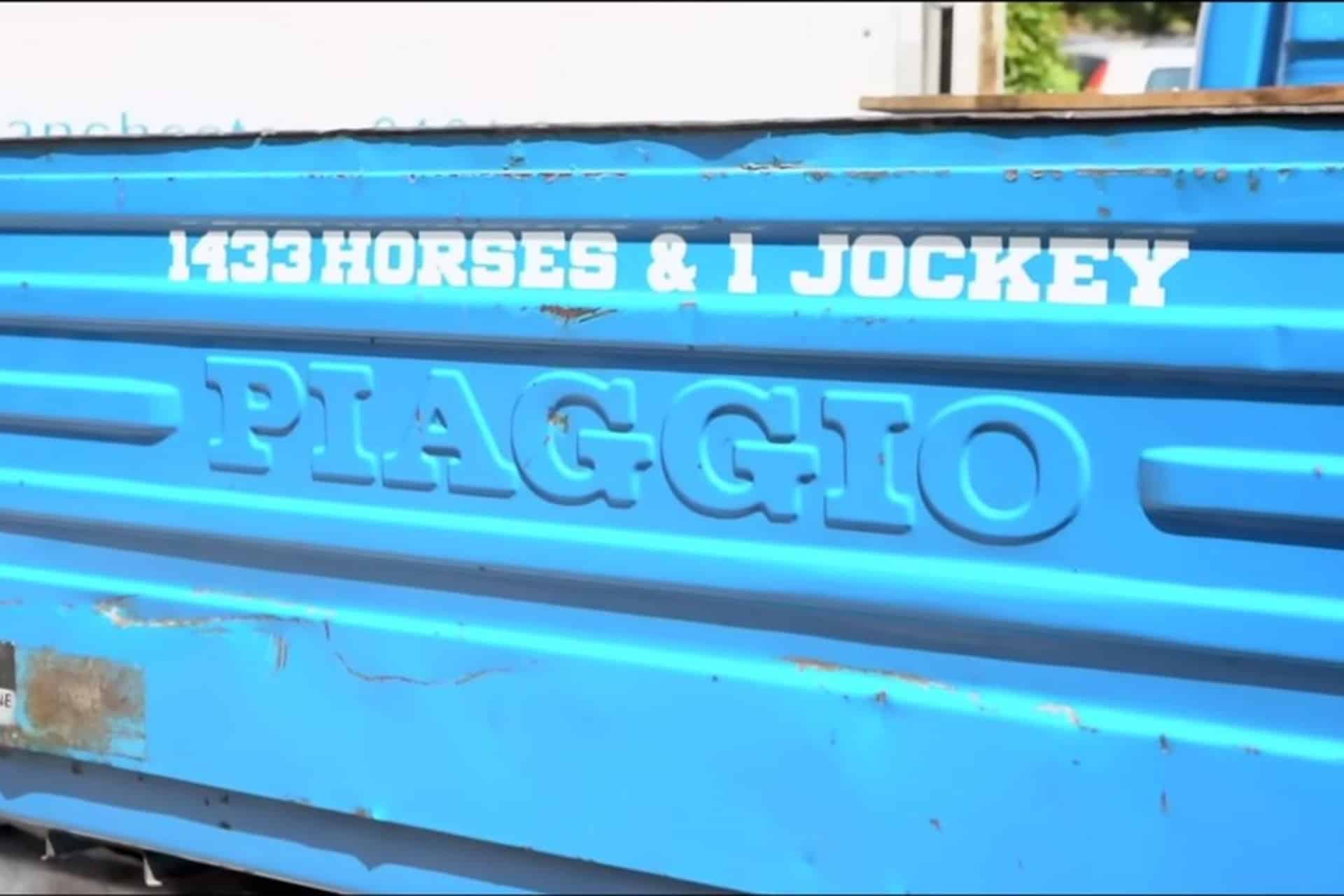 Piaggio Ape con motor de Suzuki Hayabusa...¡Simplemente bestial!