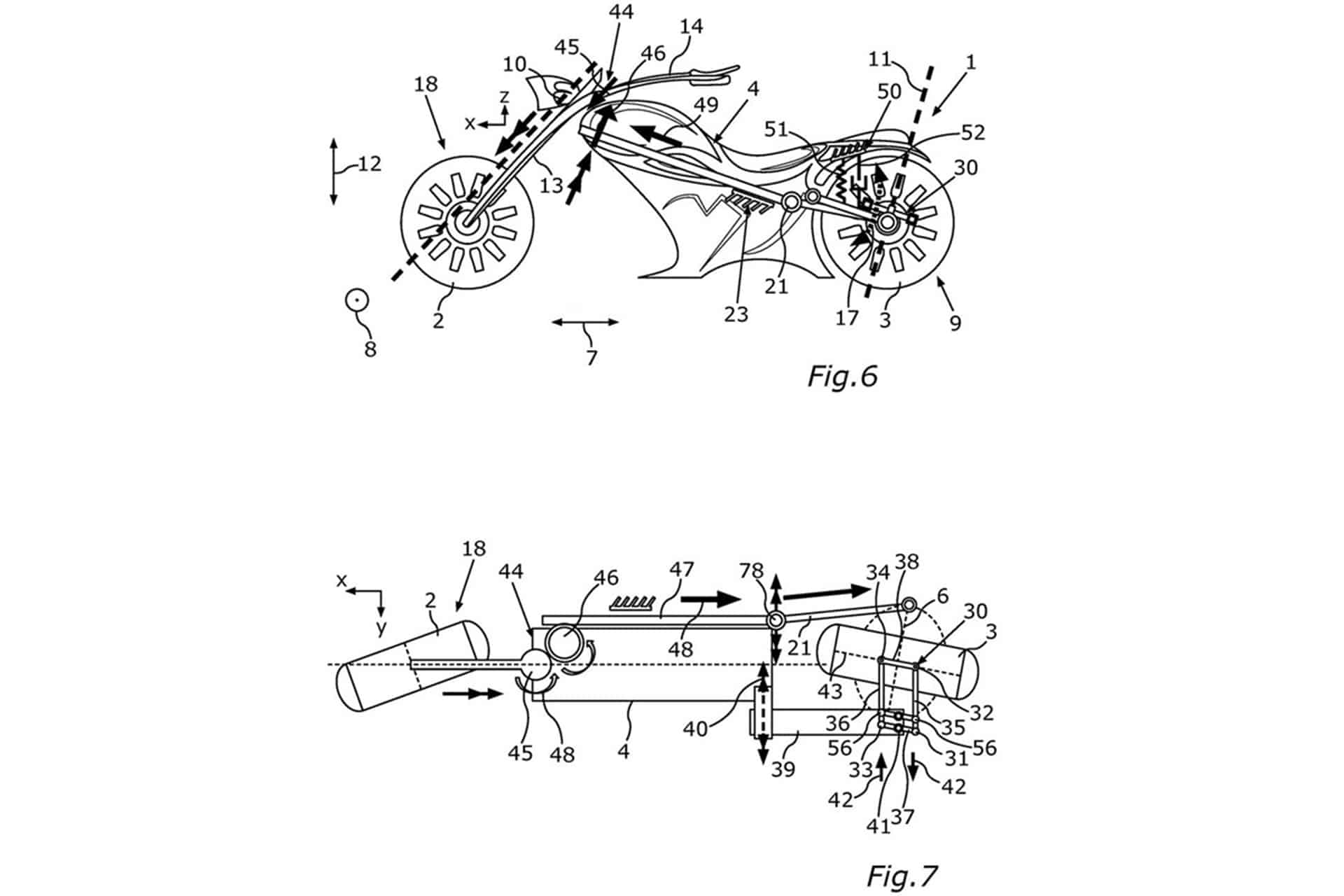 Patente BMW giro dos ruedas
