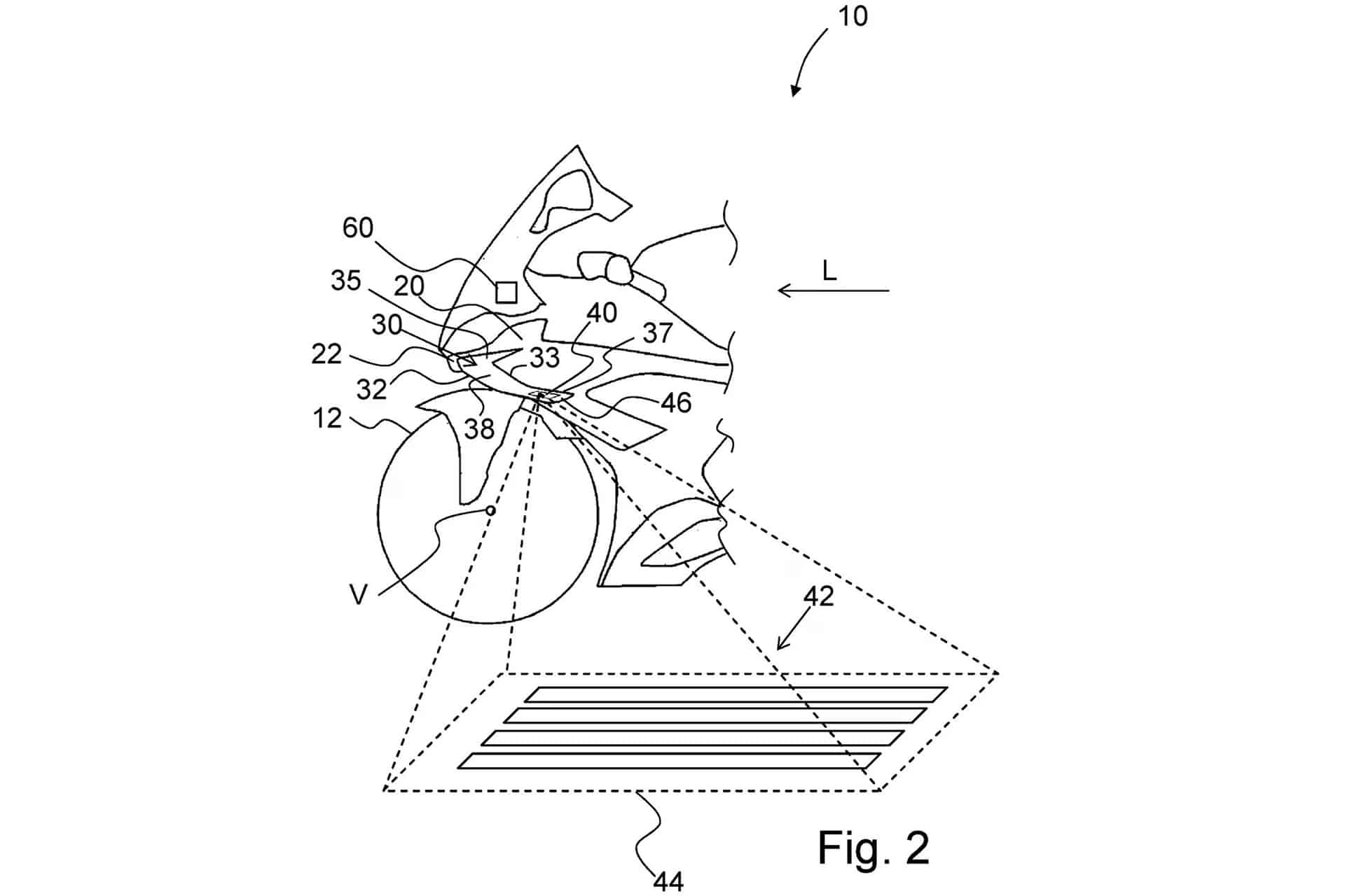 BMW Motorrad patenta unos alerones frontales con intermitentes integrados