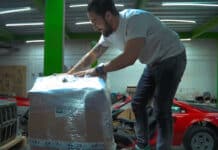El motor procede de una moto presuntamente siniestrada