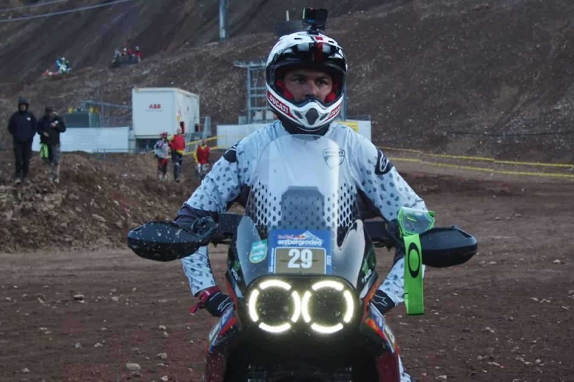 Antoine Meo se proclama campeón en Erzbergrodeo a los mandos de una Ducati DesertX