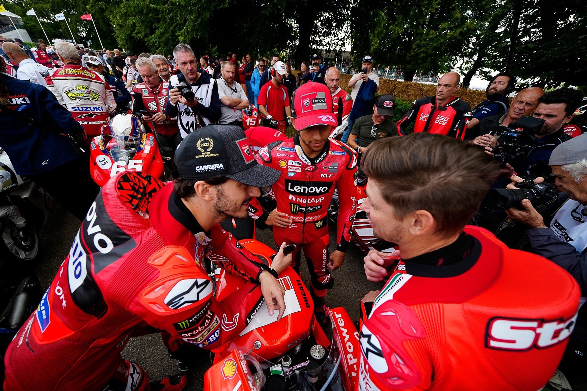 Ducati brilla con luz propia en el Goodwood Festival of Speed 2023