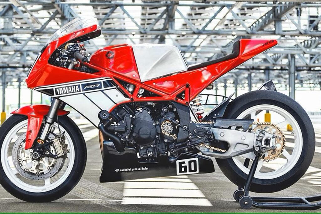 Yamaha R9 Custom Crean en Inglaterra una Yamaha R9 artesanal