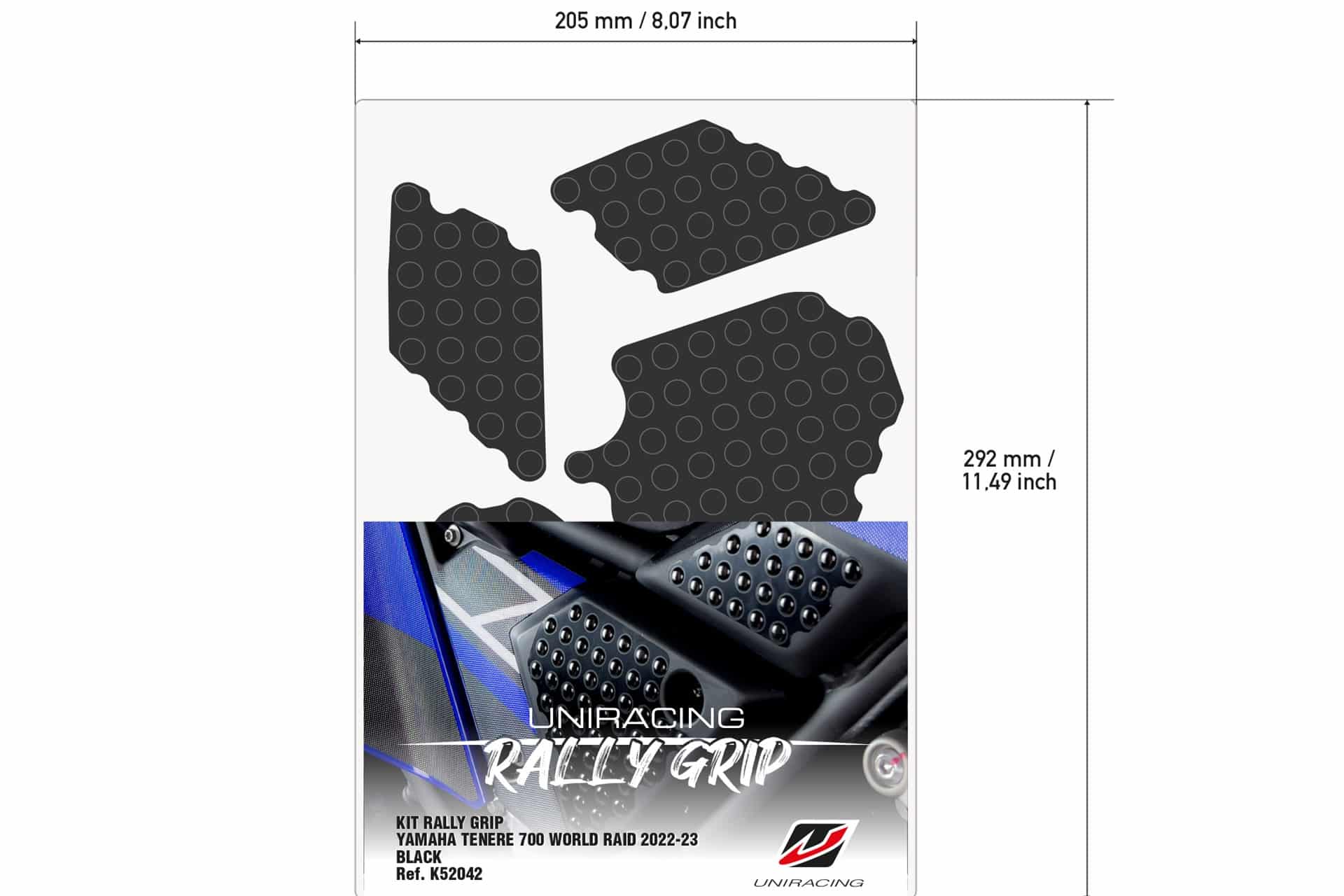 Nuevos kits Uniracing para Yamaha Ténéré 700 2023