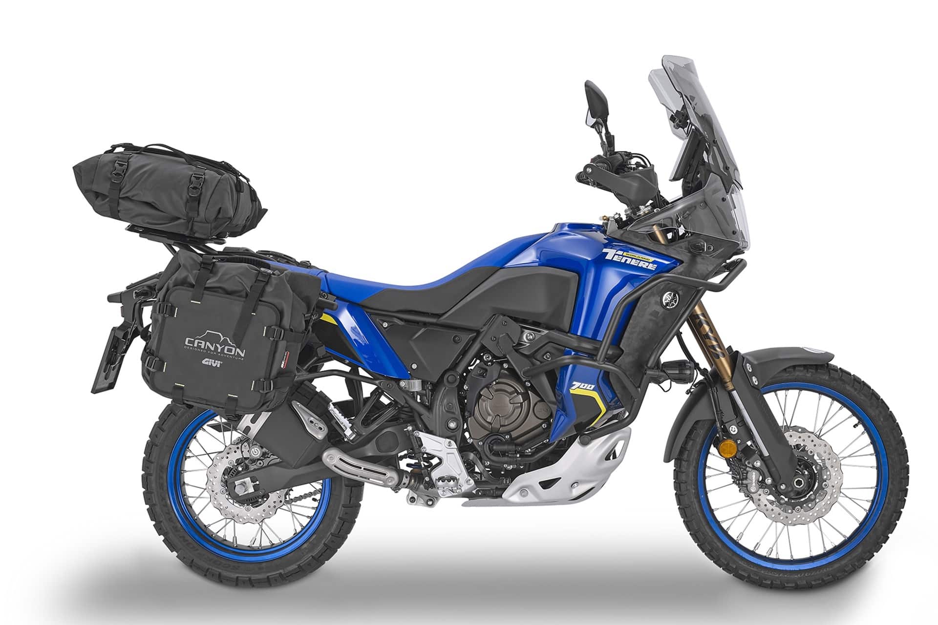 Conoce el amplio catálogo GIVI para equipar la Yamaha Ténéré 700