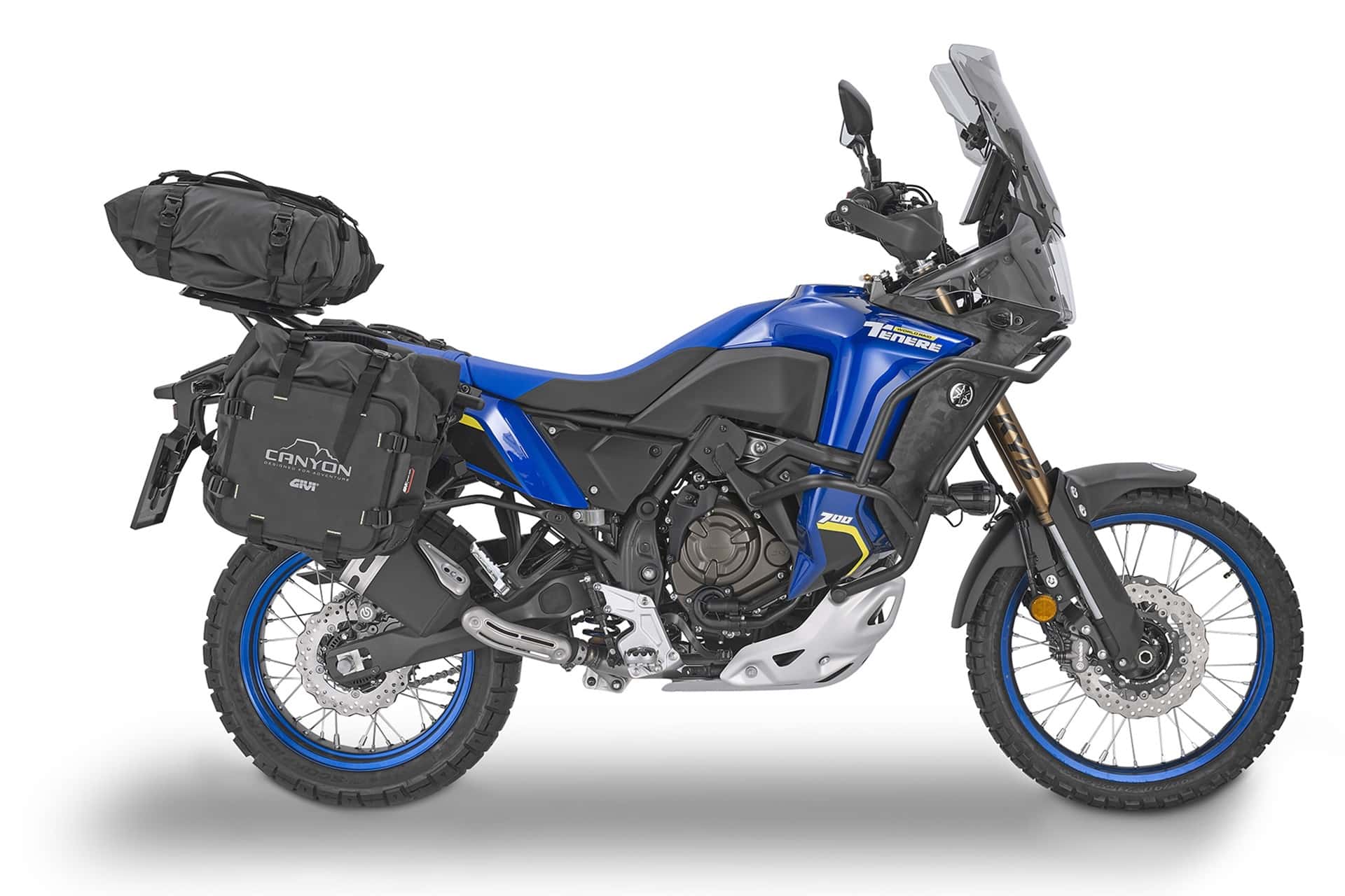 Conoce el amplio catálogo GIVI para equipar la Yamaha Ténéré 700