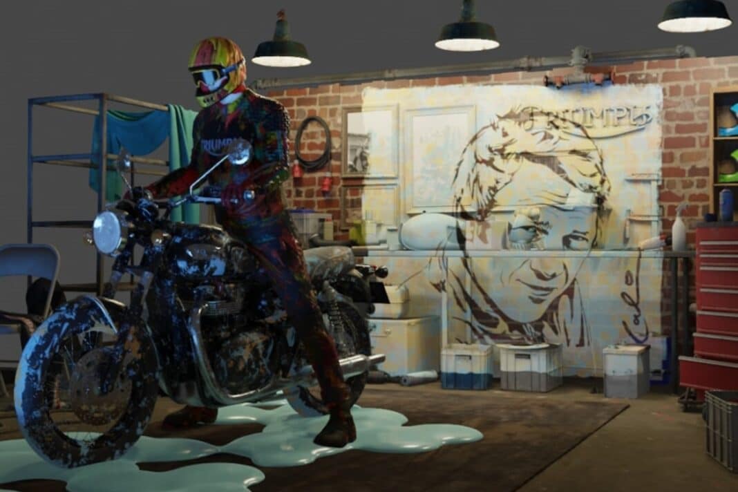 Triumph, Steve McQueen y Michael Kalish se unen en un pintoresco proyecto