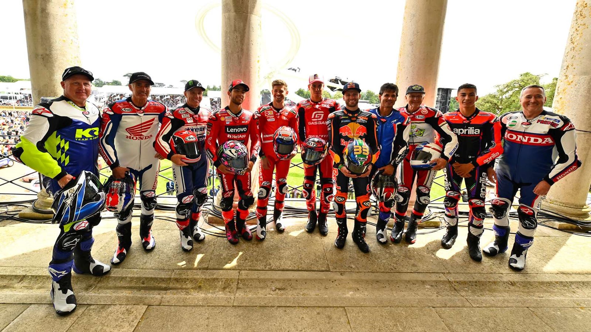 La armada de MotoGP se luce en el Goodwood Festival of Speed 2023