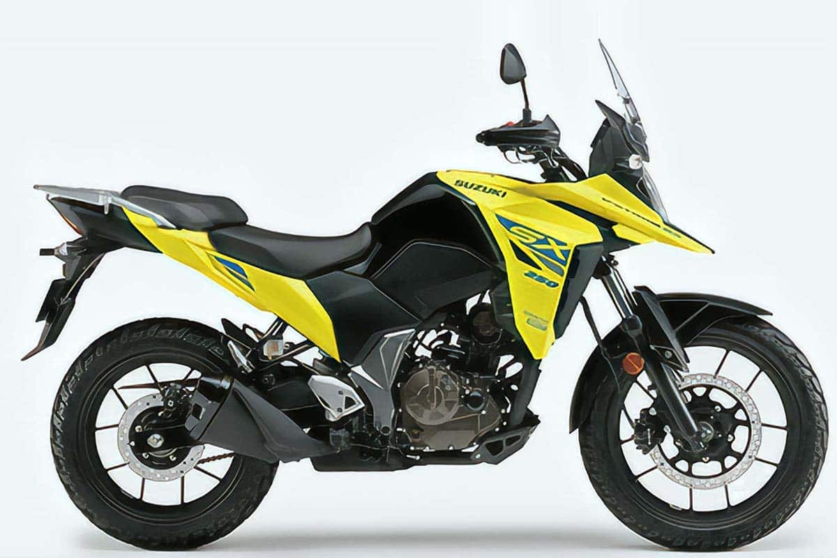 El diseño característico de la saga V-Strom es innegable