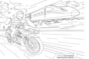 Las motos de Kawasaki ahora en "modo coloreable"