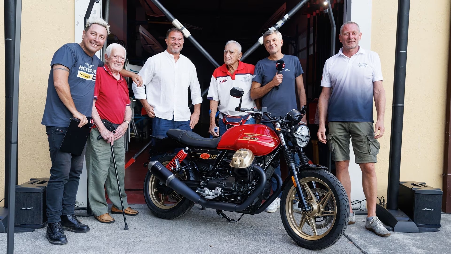 Un año más los aficionados disfrutan de las jornadas Moto Guzzi Open House 2023