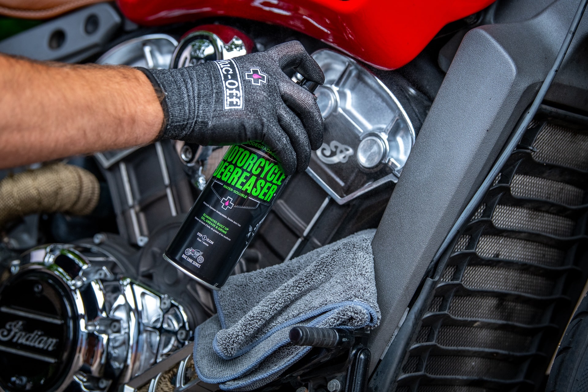 Gama de productos Muc-Off: Todo lo necesario para mantener nuestra moto como nueva