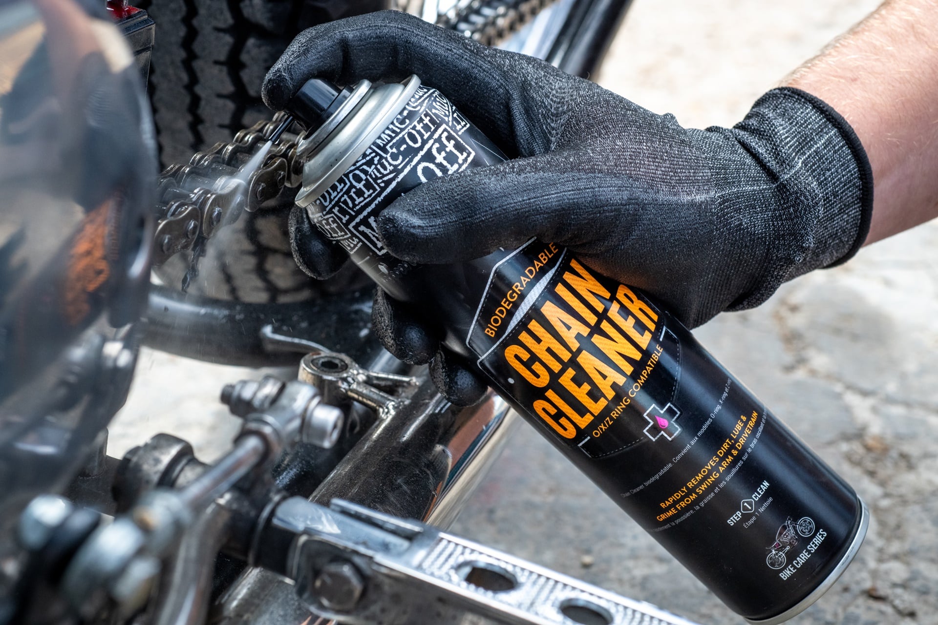 Gama de productos Muc-Off: Todo lo necesario para mantener nuestra moto como nueva