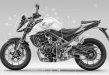 Patente Honda CBR750R