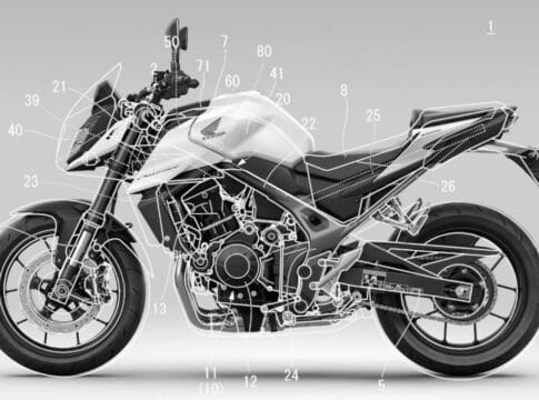 Patente Honda CBR750R
