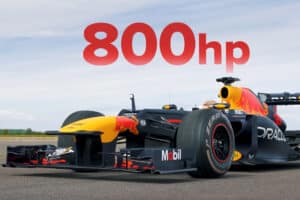 Para 700 kg, el F1 de 2012 tiene 800 CV