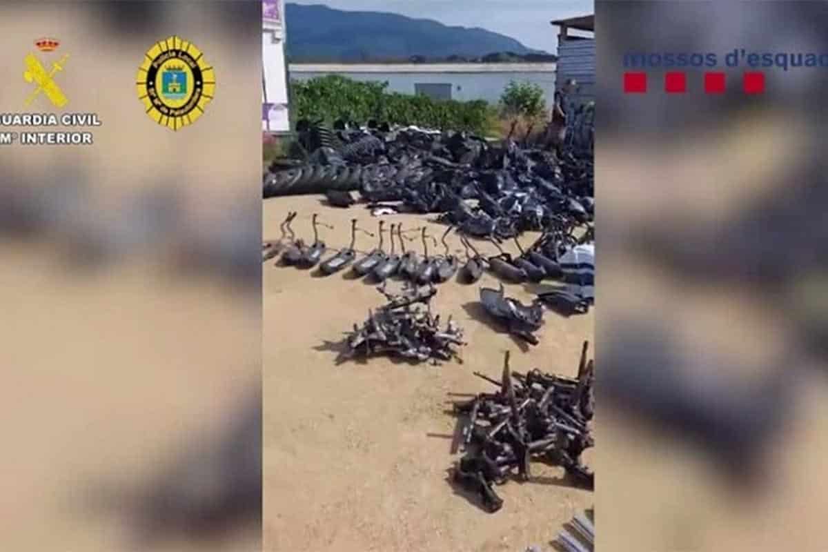Localizadas 87 motos robadas que iban rumbo a Marruecos