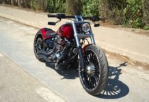 Harley Breakout Candy Red Llamativo y elegante a partes iguales