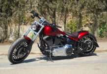 Harley Breakout Candy Red Llamativo y elegante a partes iguales