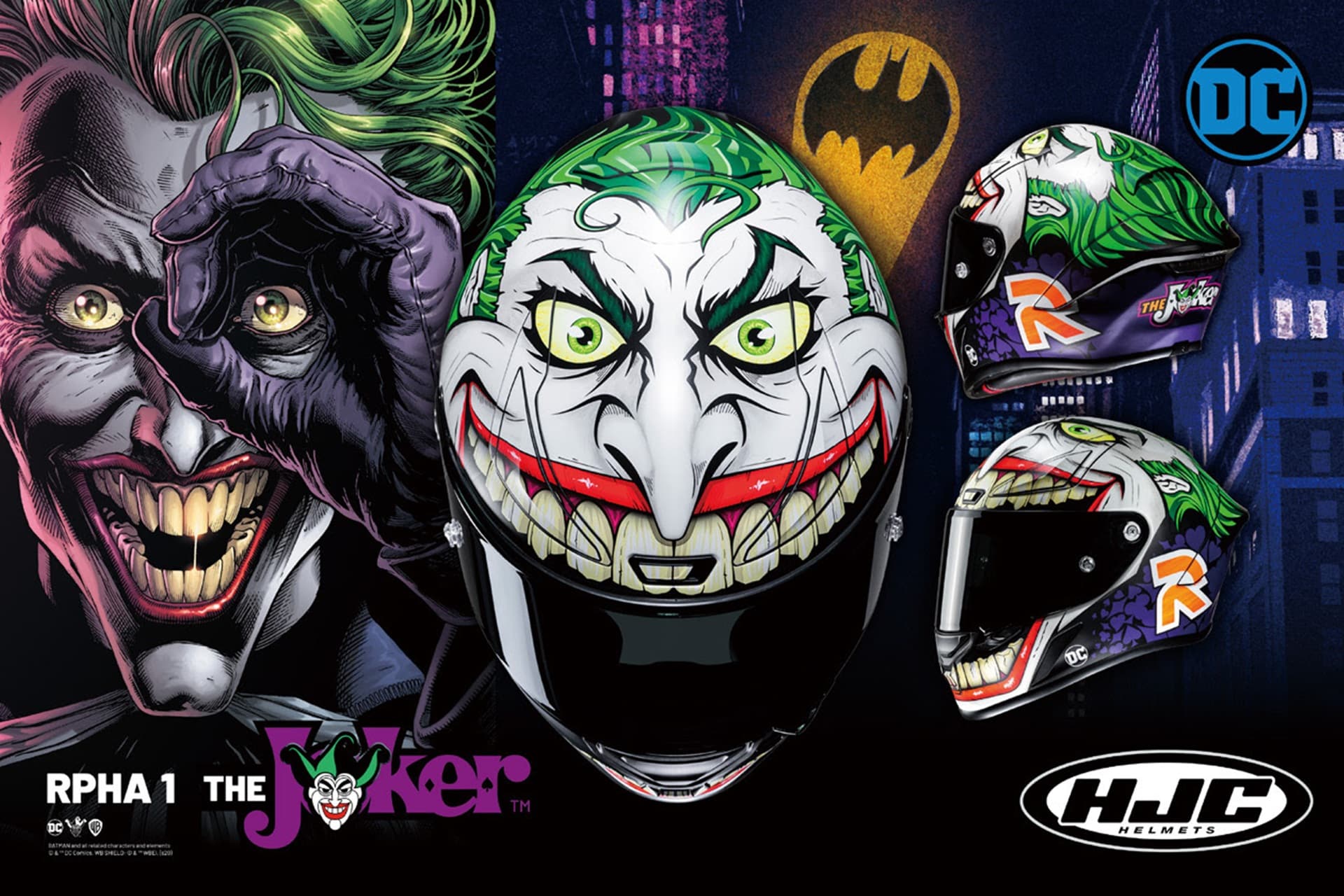 HJC RPHA 1 Joker: Una combinación premiun de estética y seguridad