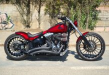 Harley Breakout Candy Red Llamativo y elegante a partes iguales