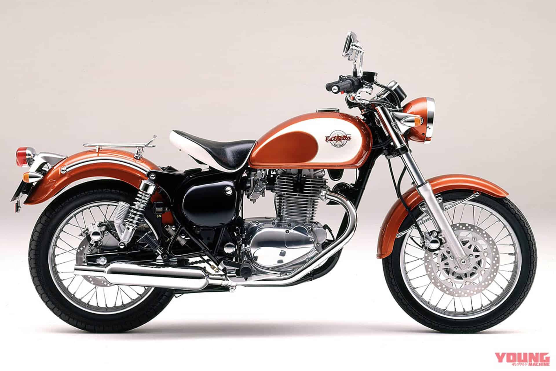 La moto cogería como base la Kawasaki Estrella