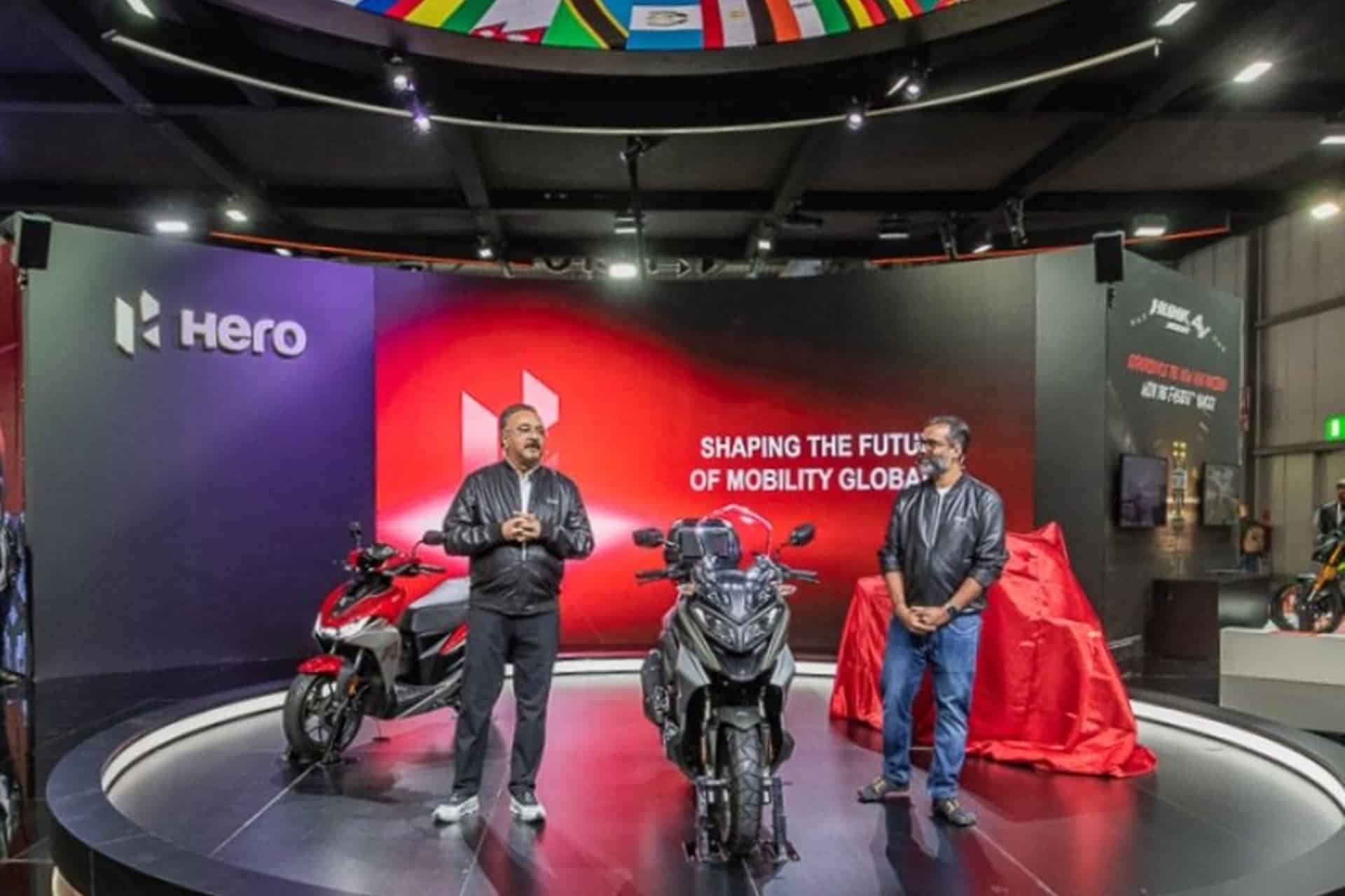 Hero MotoCorp expone nuevos planes estratégicos de desarrollo en EICMA 2023