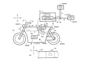 Patente faros láser Yamaha