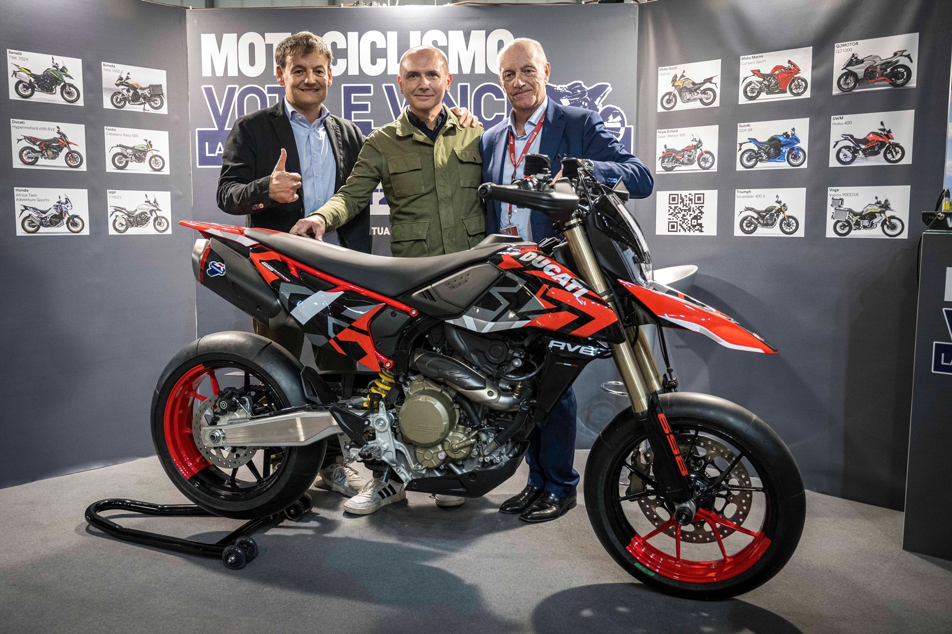 La Ducati Hypermotard 698 Mono RVE coronada como la Moto más bella de EICMA 2023