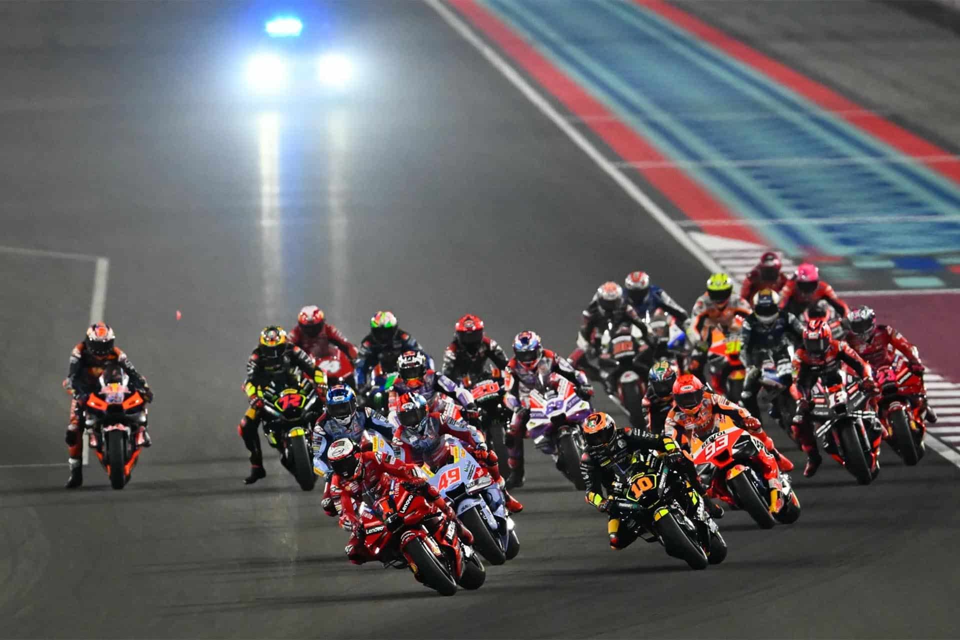 MotoGP Qatar 2023: Di Giannantonio da un golpe sobre la mesa y Bagnaia sobre el mundial