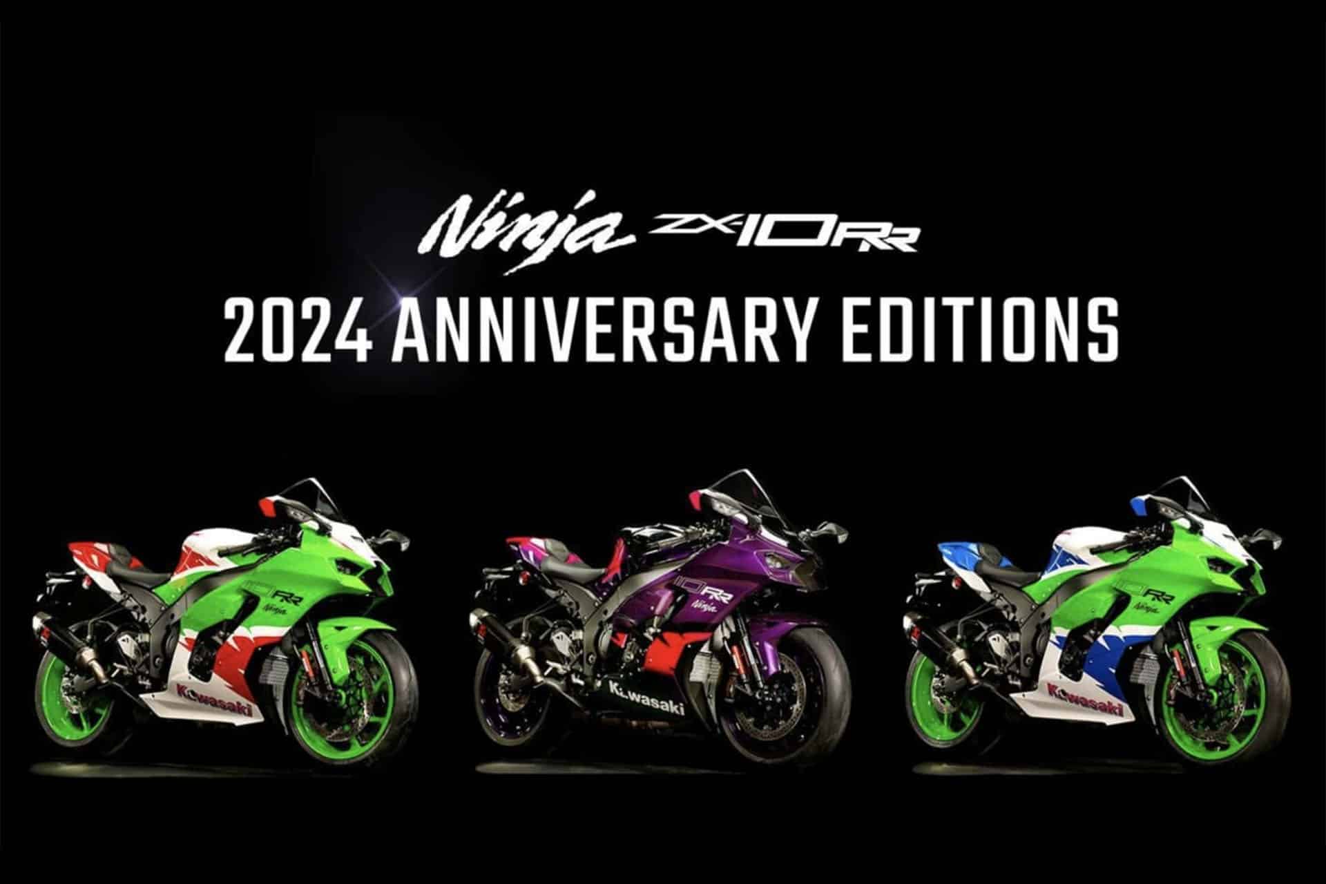 Kawasaki Ninja ZX-10RR 2024 edición 40 aniversario: impacto retro