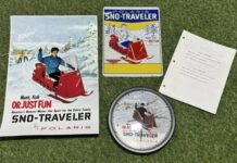 Polaris Sno-Traveler Pacer K80D de 1964: La moto de nieve ideal para Papa Noel