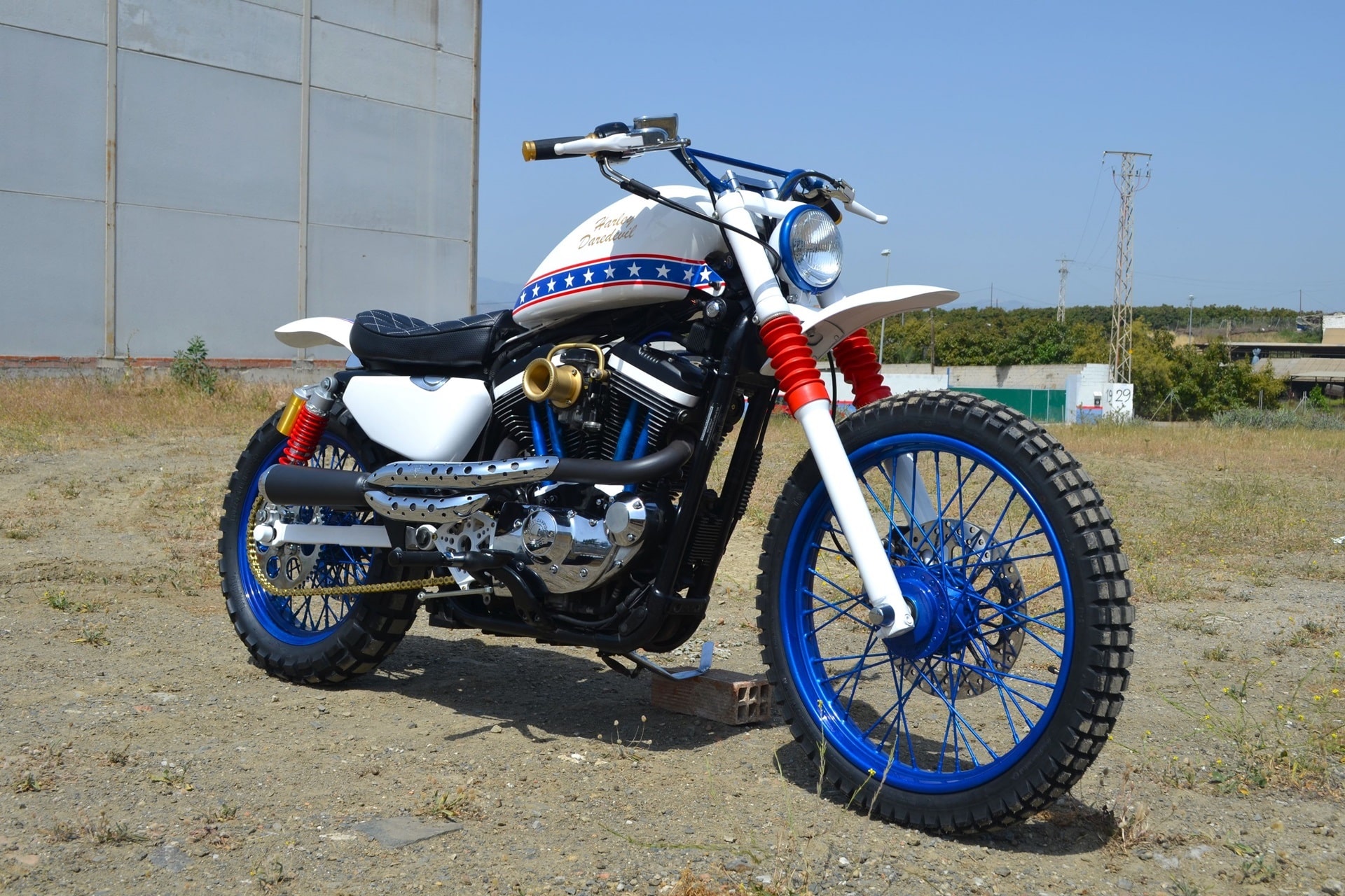 Harley Daredevil El tributo de LDK al conocido piloto de acrobacias Evel Knievel