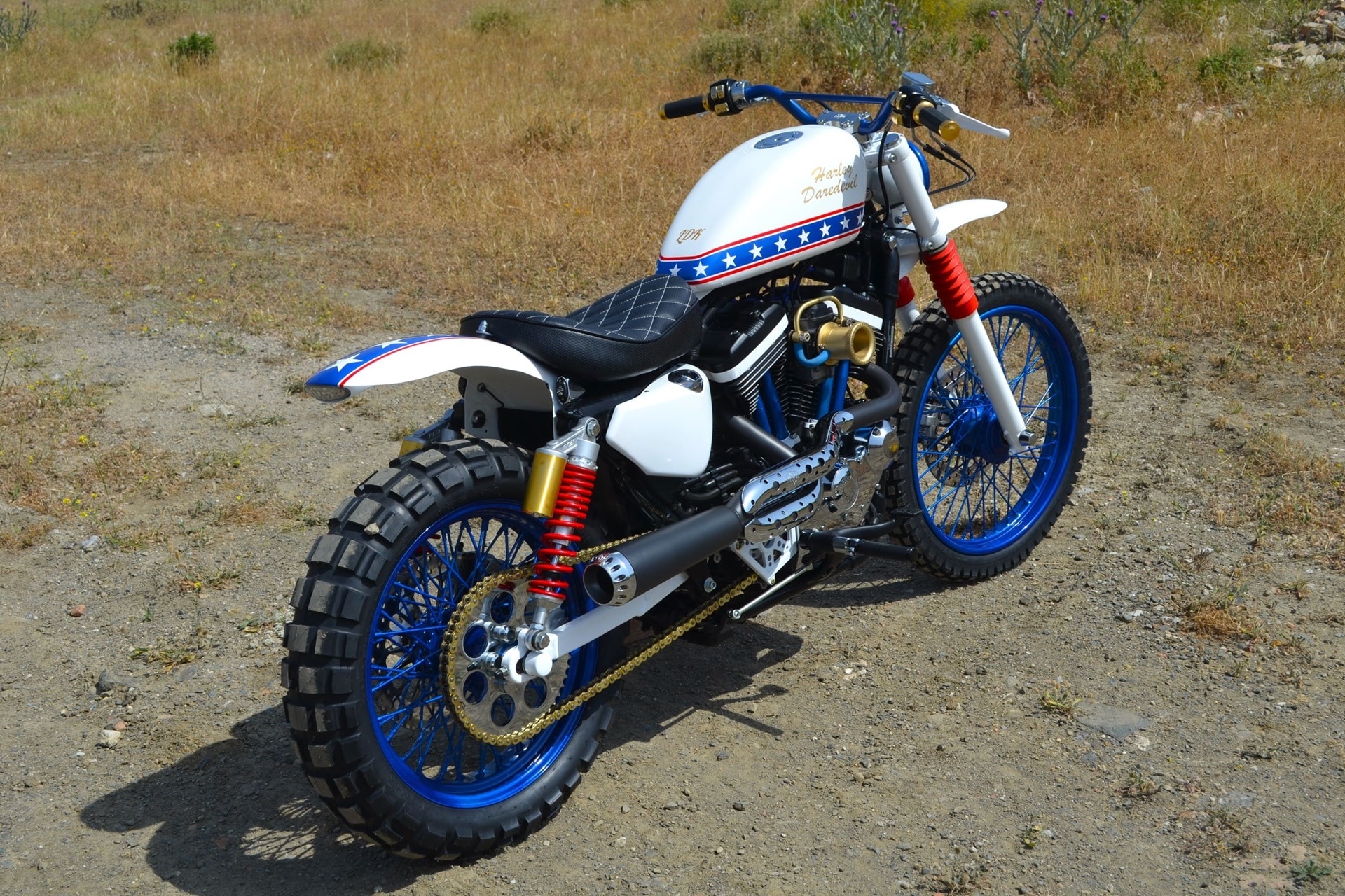 Harley Daredevil El tributo de LDK al conocido piloto de acrobacias Evel Knievel