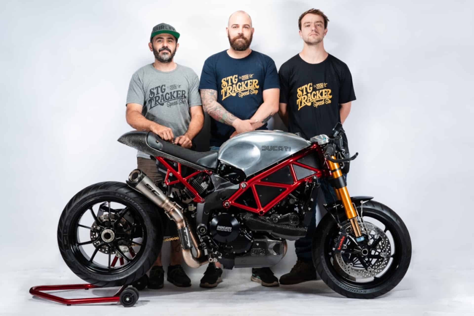 Ducati Multistrada Café Racer by STG Tracker
