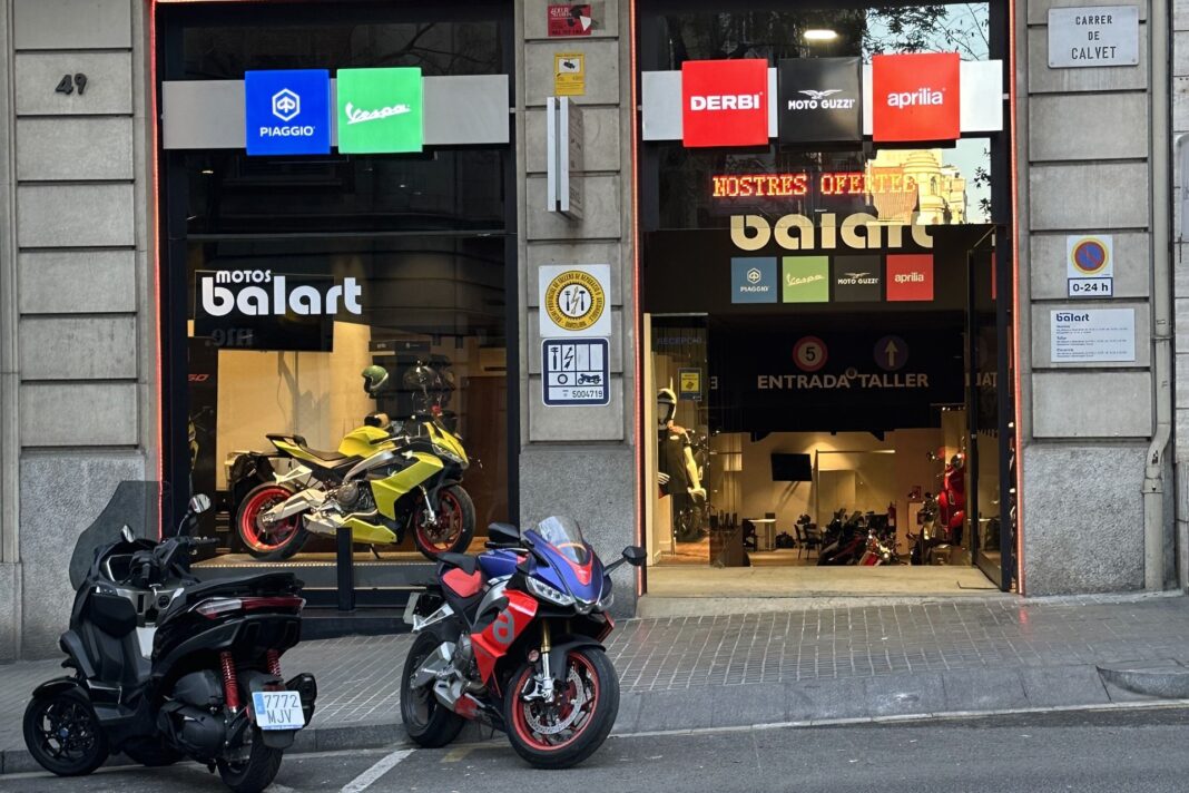 Motos Balart, de la mano del Grupo Piaggio, expande su red comercial en Barcelona