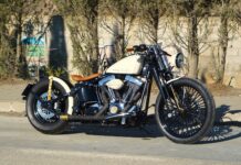 LDK Springer Bobber Cream: Una preparación Harley, con cierto aire retro, cargada de elegancia
