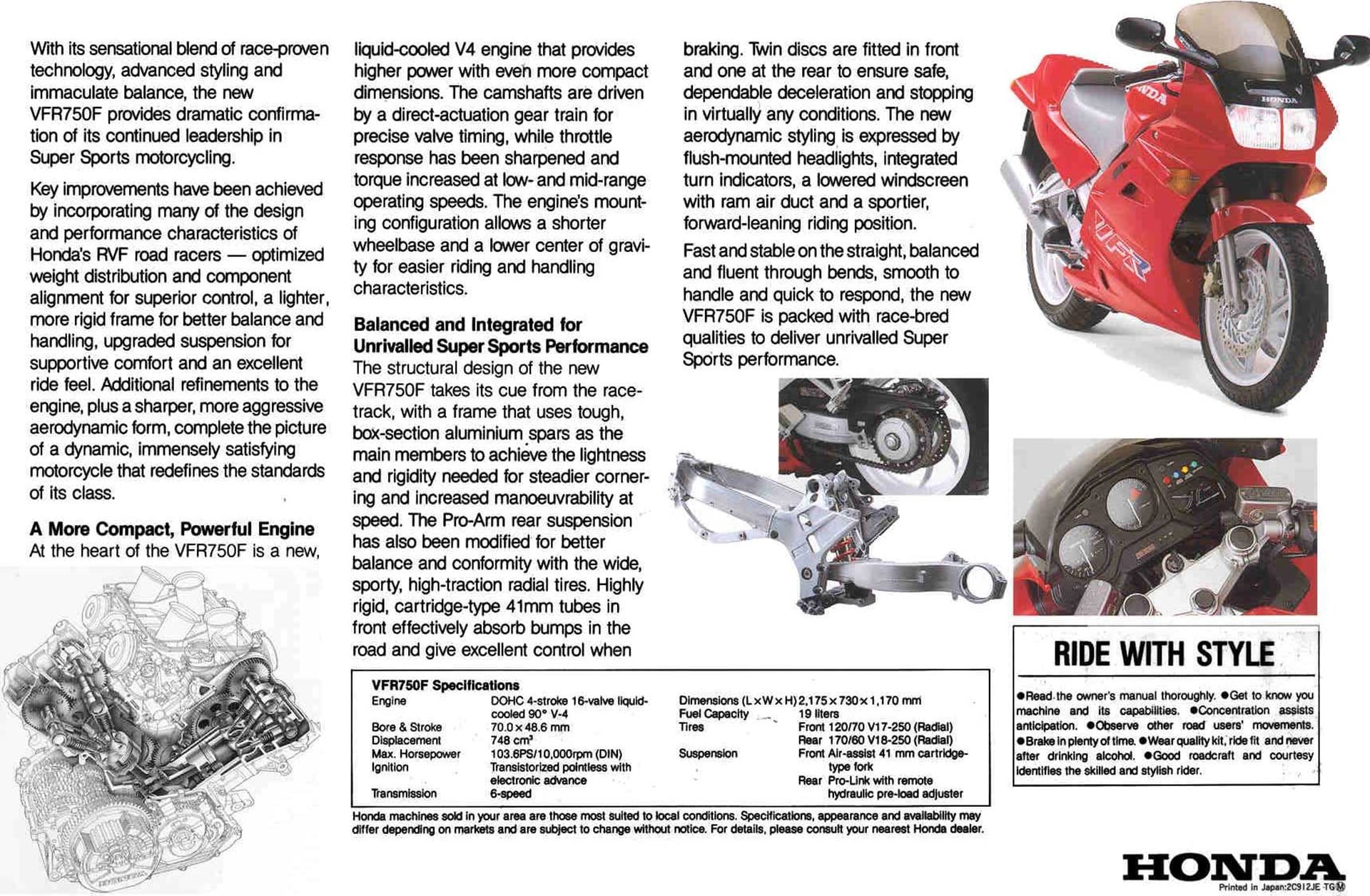 Motor V4 de Honda: "El poder de los sueños"