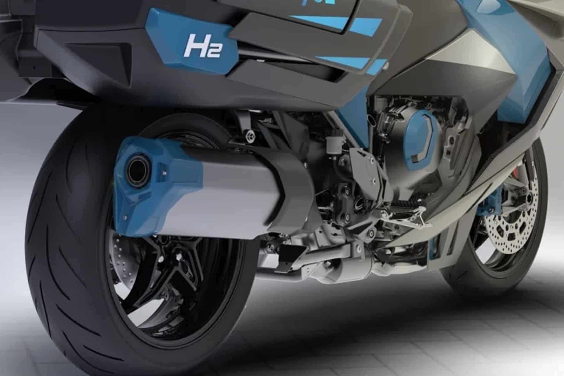 La Kawasaki H2 SX con motor de hidrógeno ya es toda una realidad
