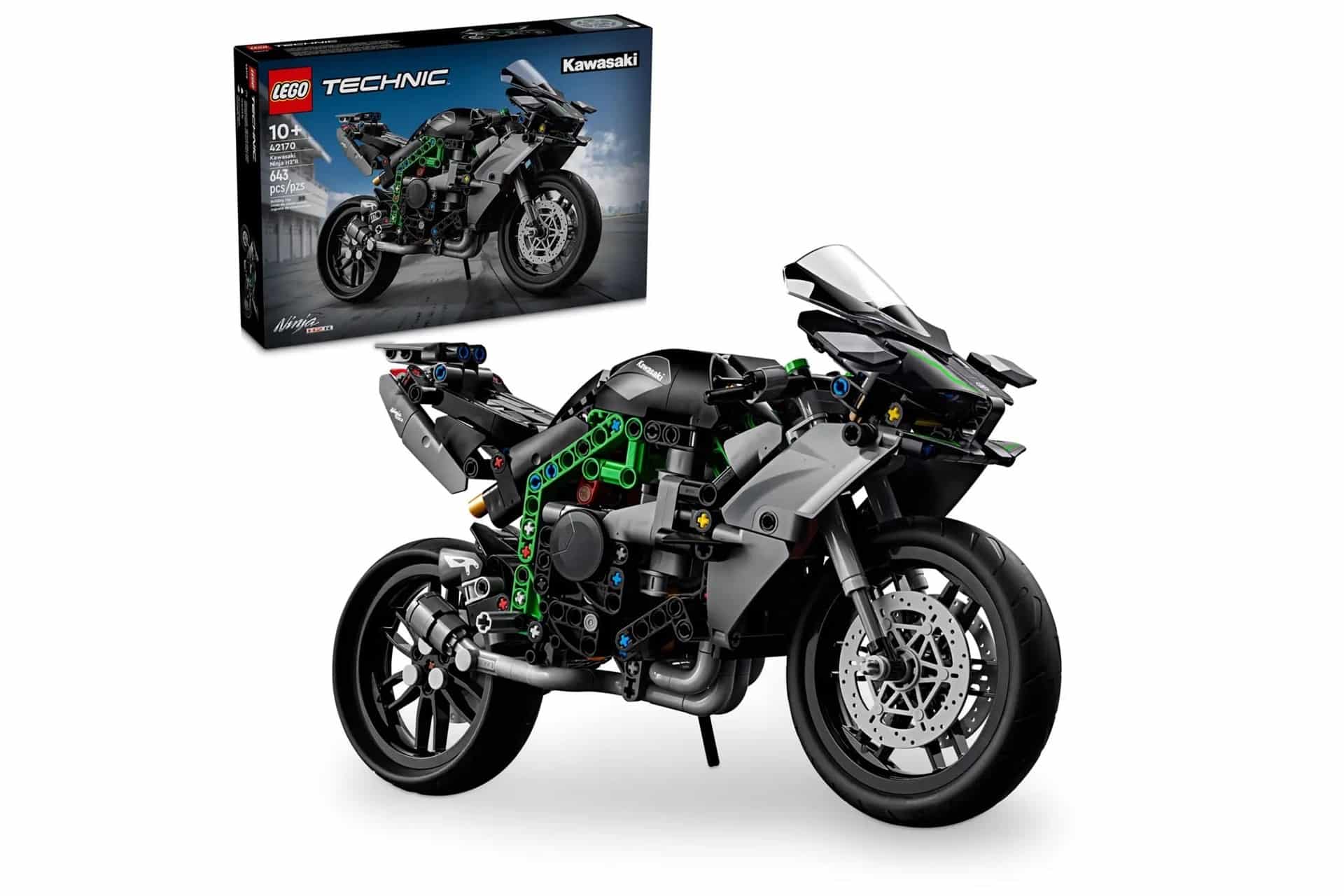 Si no te alcanza para una Kawasaki Ninja H2R, puedes hacerte con este kit de LEGO por unos 78 euros