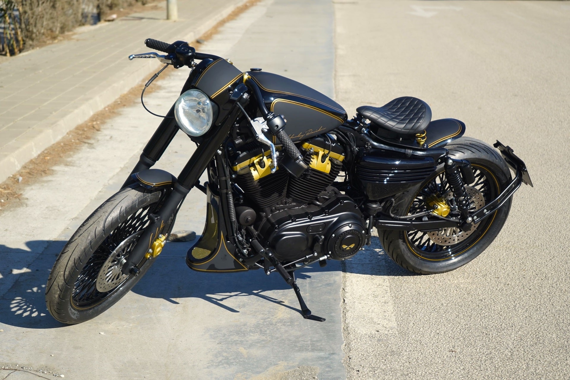 LDK Sportster NightCrawler: Una mezcla de estilos con el toque exacto de agresiva deportividad