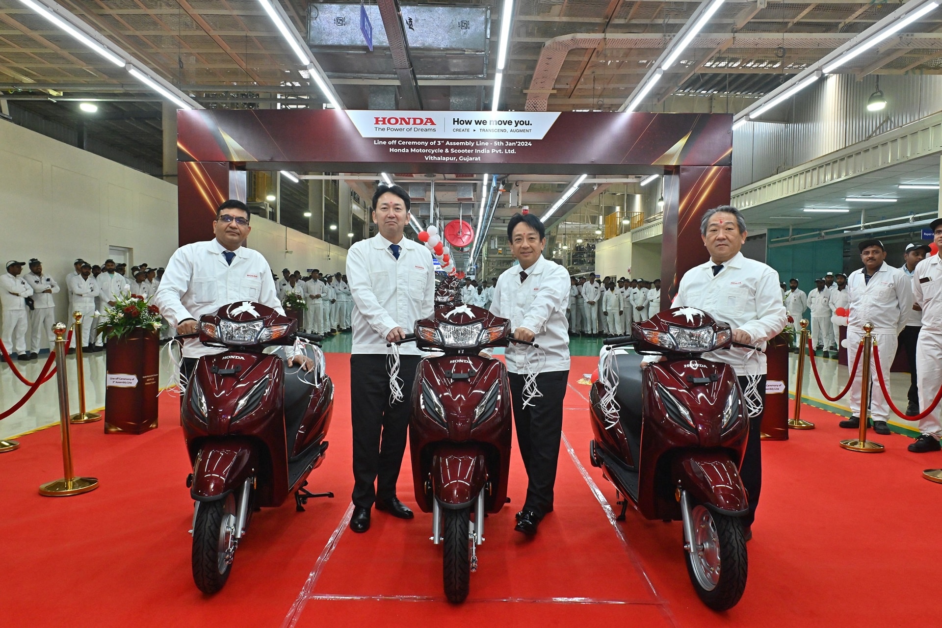 Honda Motorcycle & Scooter India (HMSI) amplían las instalaciones de su planta en Gujarat