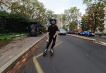 Skwheel One electric ski