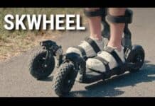 Skwheel One electric ski