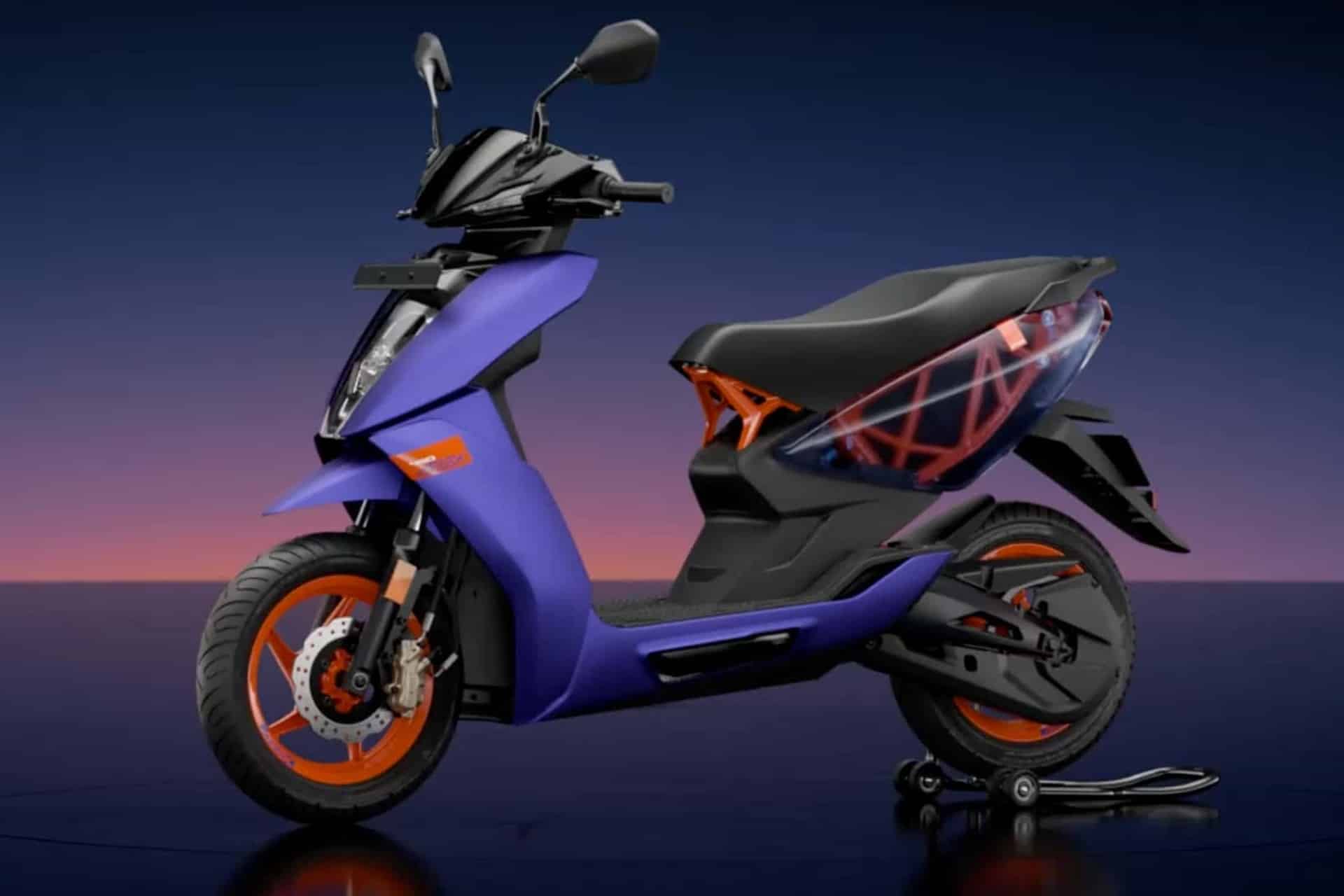 Ather Energy lanz al mercado el novedoso 450 Apex, un scooter eléctrico de altas prestaciones y 157 km de autonomía