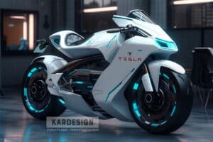 Si Musk y su equipo diseñaran una moto encajaría perfectamente con esta concept
