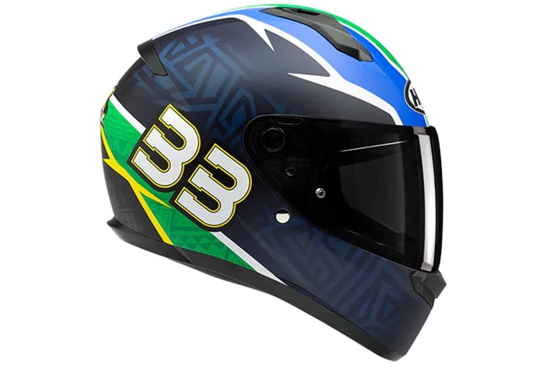 HJC Helmets estrena su nueva gráfica Brad Binder 33 dentro de su conocida gama C10