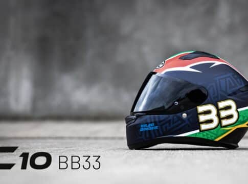 HJC Helmets estrena su nueva gráfica Brad Binder 33 dentro de su conocida gama C10