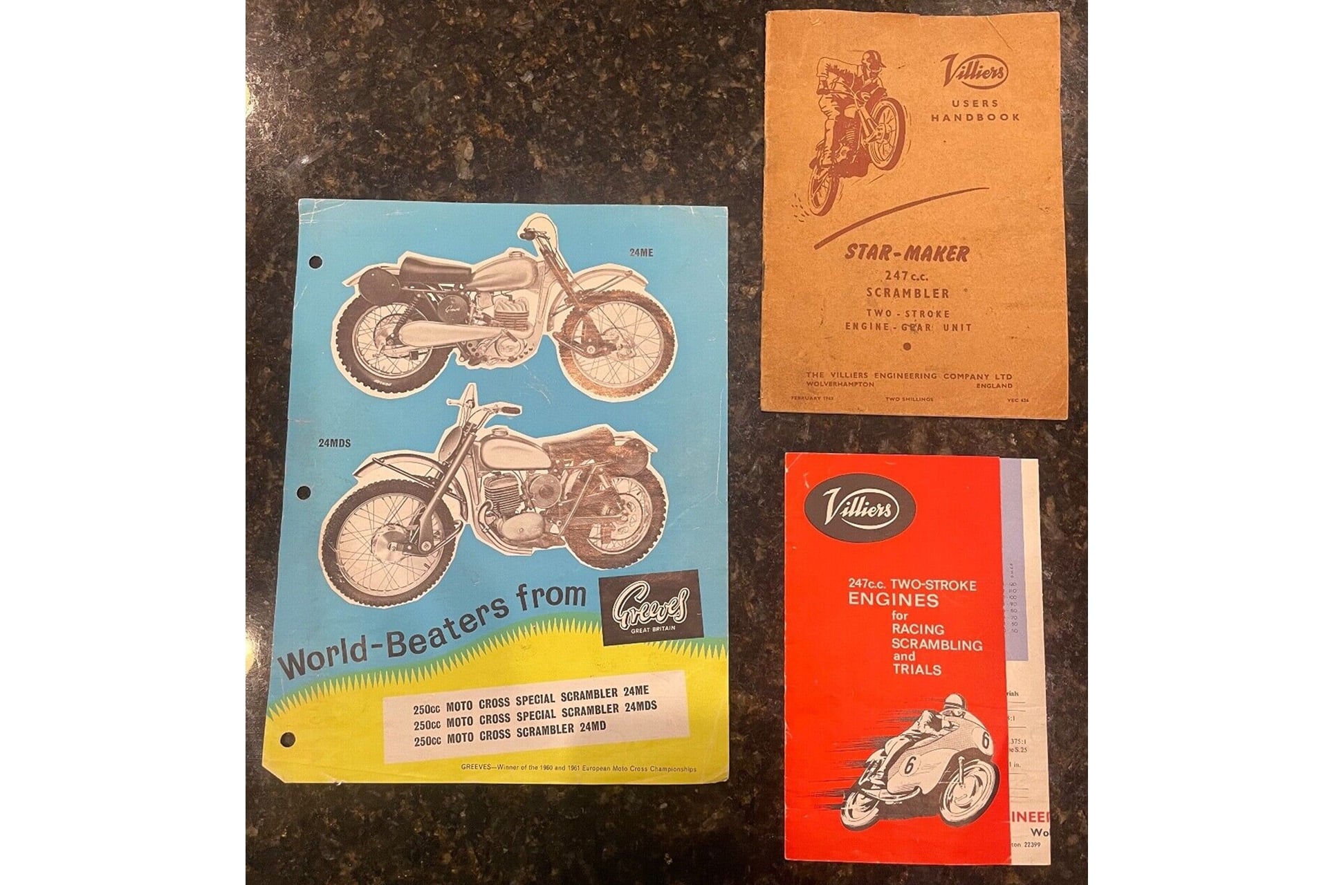 Motos de ensueño a la venta: Greeves Starmaker 24ME de 1963