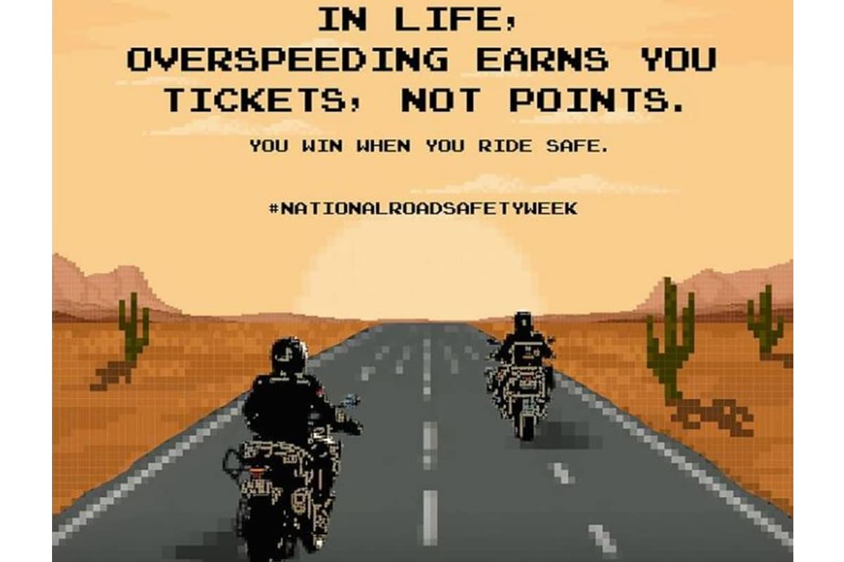 BMW Motorrad lanza una campaña de seguridad "retro" inspirada en los videojuegos del siglo pasado
